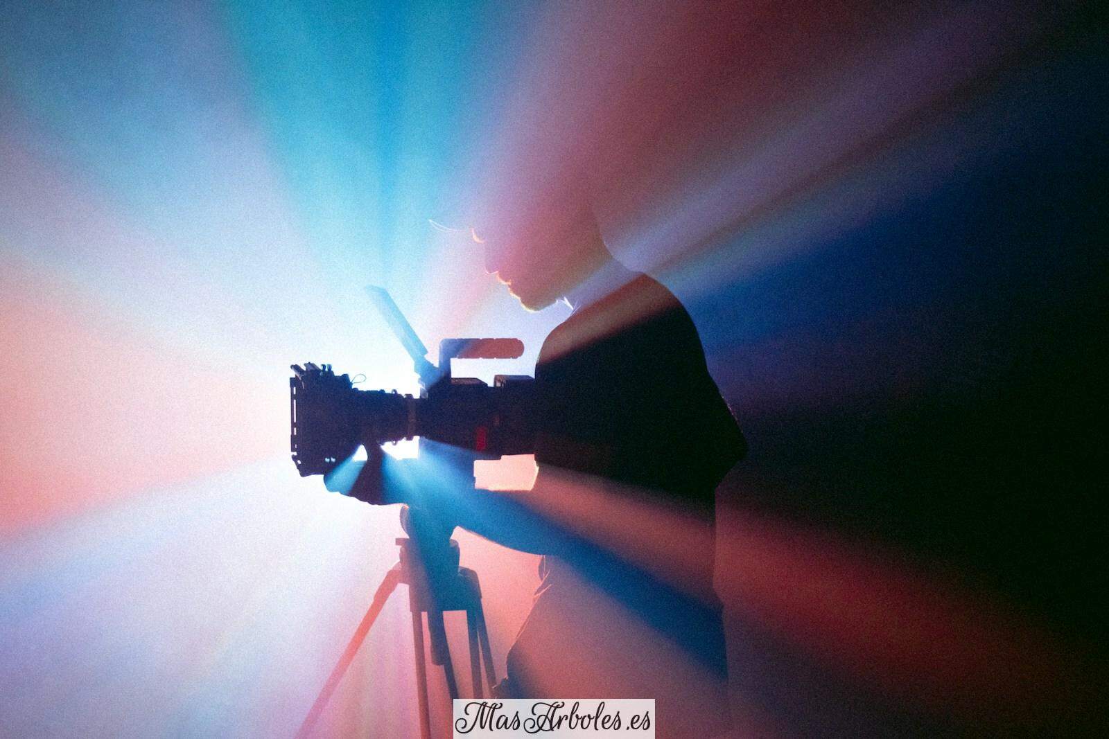 black and gray camera tripod